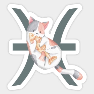 Kitty Horoscope: Pisces Sticker